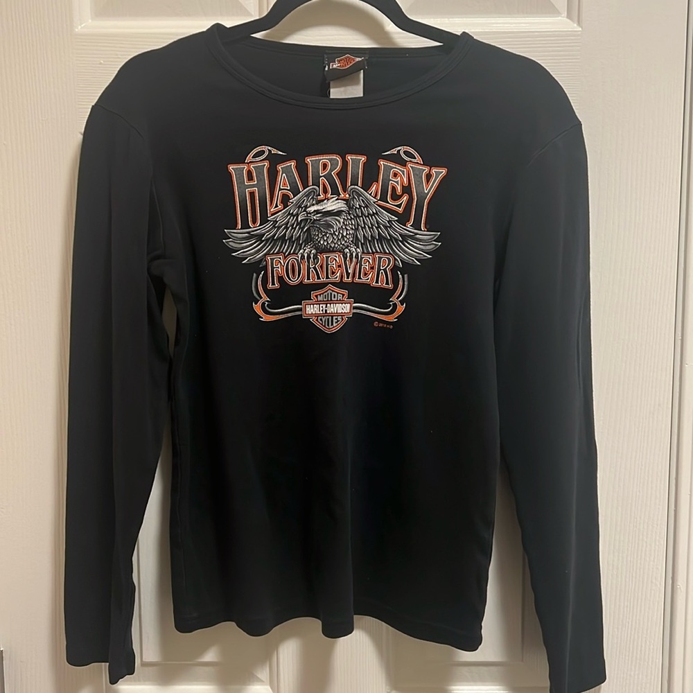 Harley-Davidson Black Long Sleeve Shirt